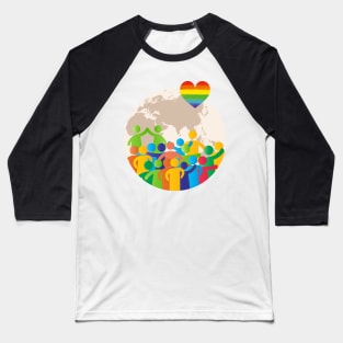 Happy Pride 1 Baseball T-Shirt